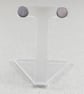 Minimalist Sterling Silver 8mm Round Stud - Image 3