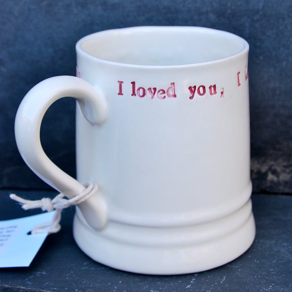 Valentine 'I love you' mug 