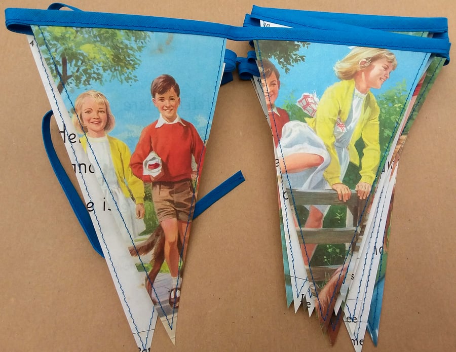 Book bunting - Peter and Jane (summer)