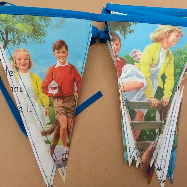 Book bunting - Peter and Jane (summer)