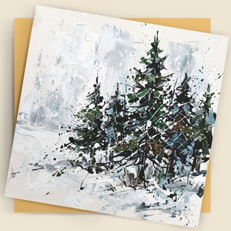 Winter Forest – Premium Festive Greeting Card
