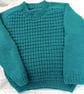 Child's Hand Knitted Textured Chunky Saddle Shoulder Jumper, Birthday Gift - Image 5