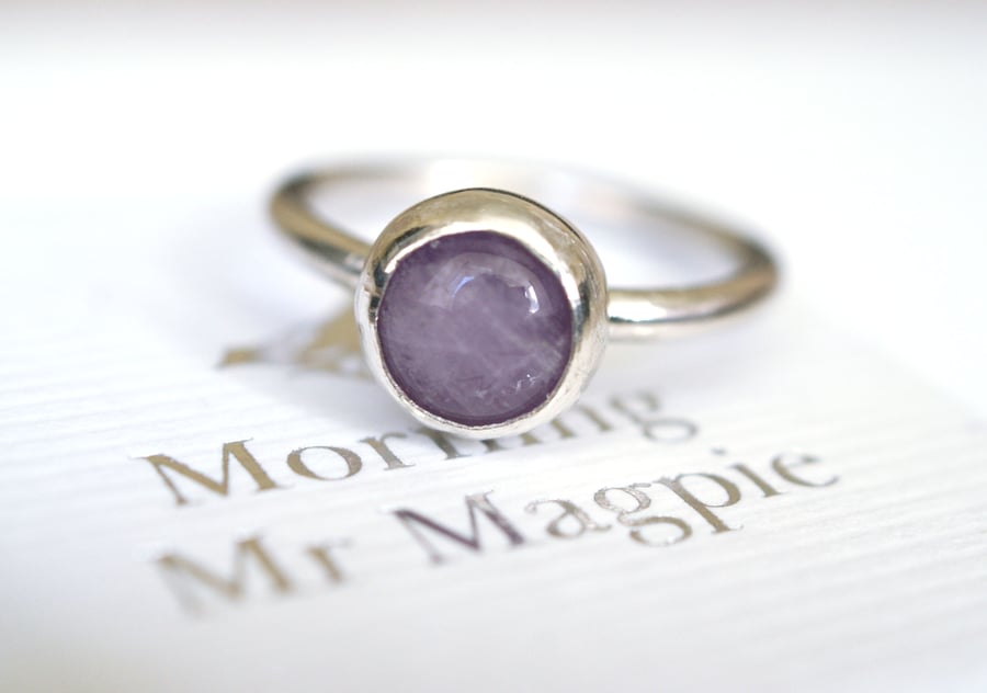 Amethyst Stacking Ring 