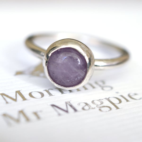 Amethyst Stacking Ring 