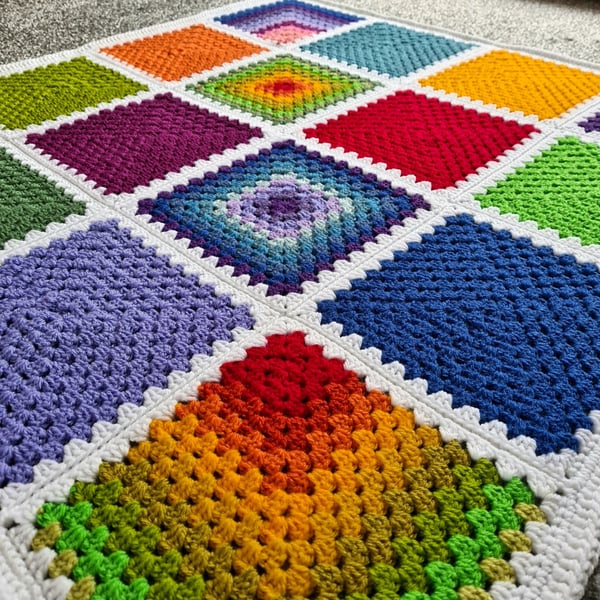 Crochet Baby Blanket Playmat