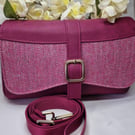 Juanita in Yorkshire Tweed & Mora Faux Leather - PERFECTLY IMPERFECT