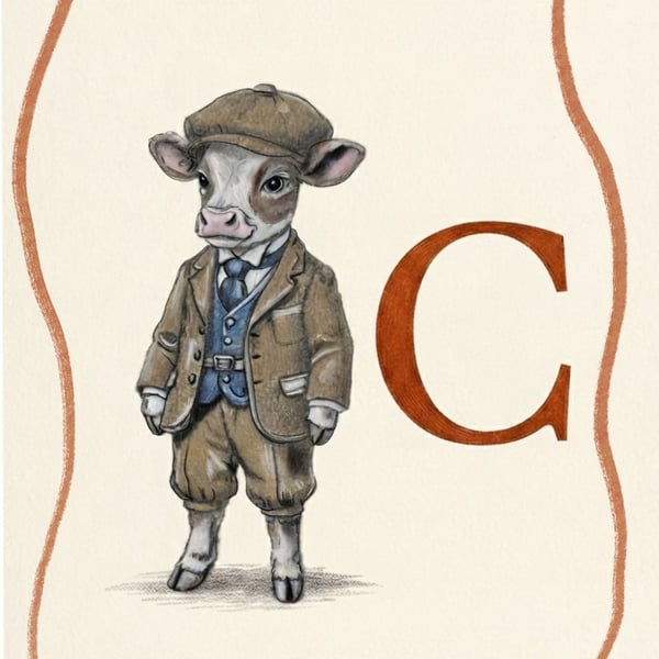 C for Cow
