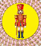 Nutcracker Christmas Coaster – Traditional Festive Soldier – Christmas Gift 