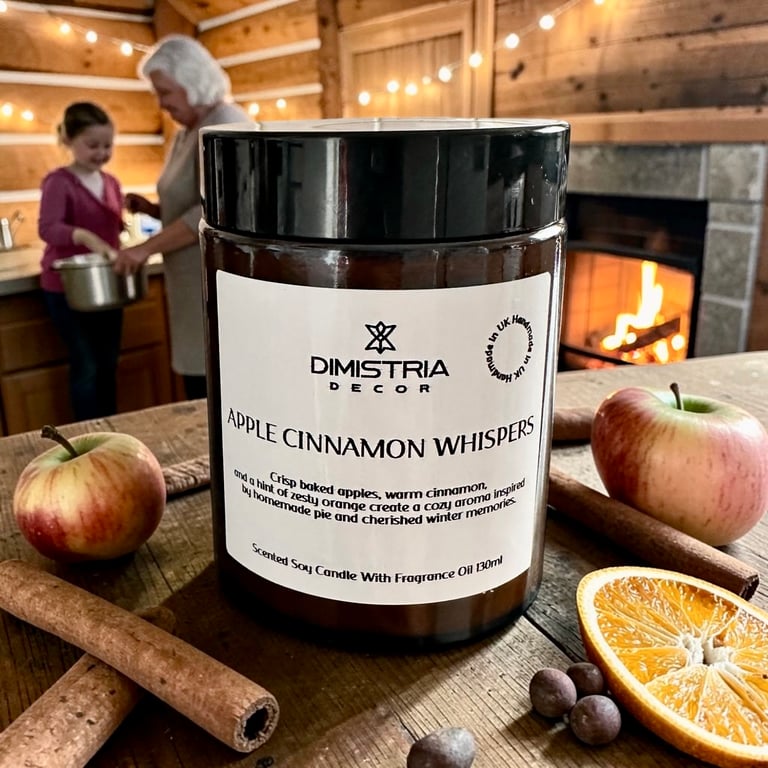Apple Cinnamon Whispers Soy Candle