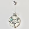 Special Order for Sherry - Personalised Wool Felt Christmas Bauble