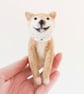Custom Woolly Dog - Needle Felt Felted Pet Animal Handmade Portrait Sculpture - Image 1