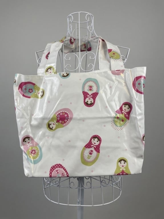 Russian doll shoulder tote shopping bag 
