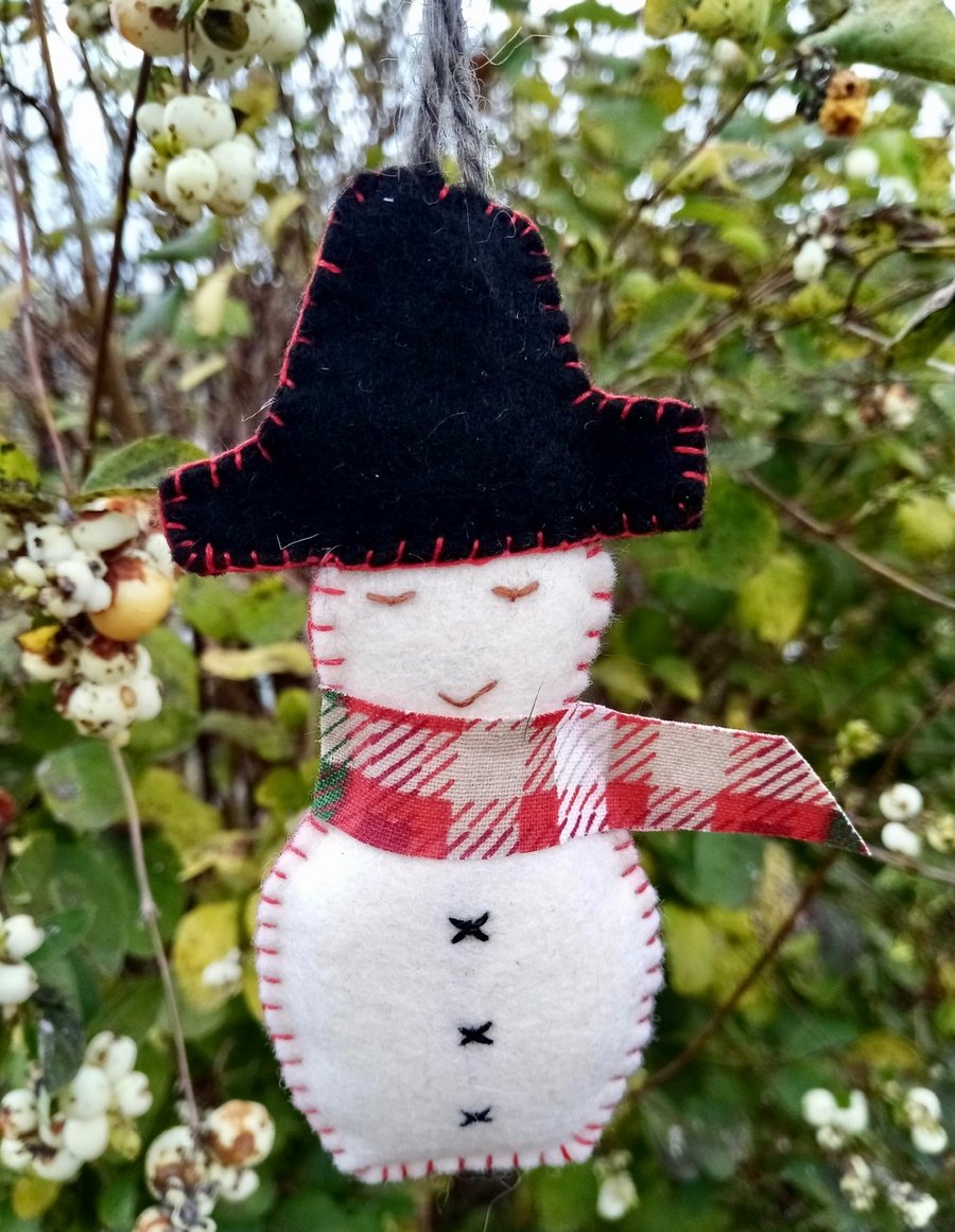 Snowman Christmas Tree Decoration