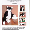 Sewing Pattern for 16" ,or 41cm, jointed, Cat