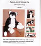 Sewing Pattern for 16" ,or 41cm, jointed, Cat - Image 1