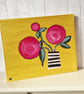 Original painting on canvas "Peonies"