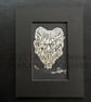 6 Horned Krampus - Black Editions  - Mini Mono Prints - Different Colours - Image 6