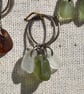 Highland Sea Glass and Sterling Silver Hoop Earrings - Image 3