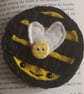 Felt bee bookmark,bookworm gift,childrens book gift,book accessory. - Image 3