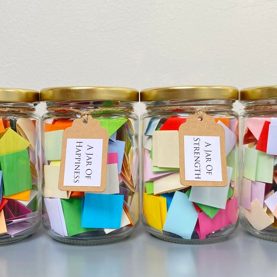 A Jar of Quotes - Choice of 10 - Self Care Wellness Handmade Quote Gift