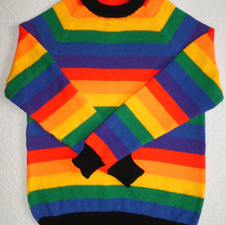 Mens rainbow jumper online