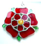 Lancashire Rose Suncatcher Stained Glass  - Image 1