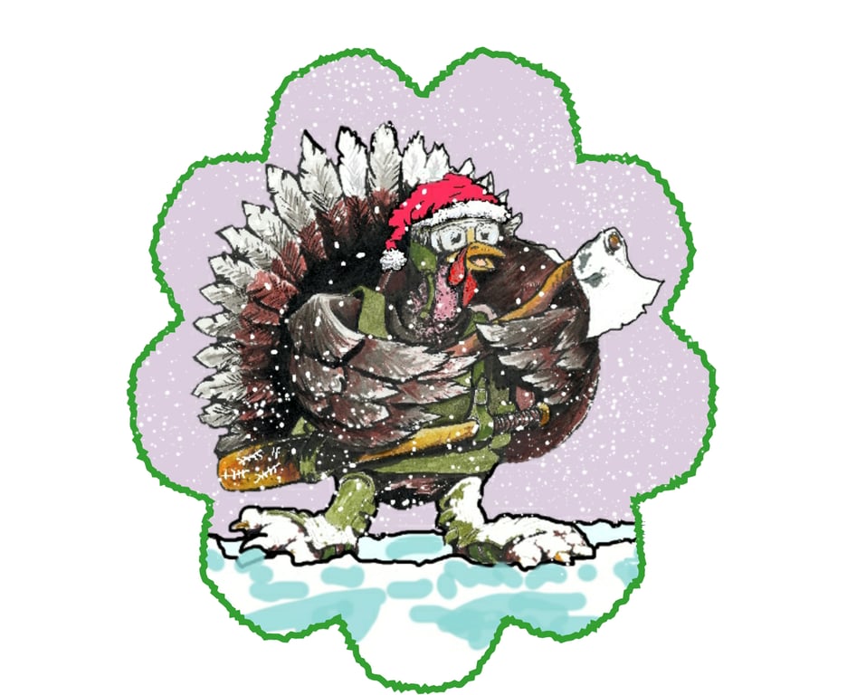 Angry Turkey sticker