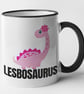 LesboSaurus funny lesbian mug lesbian gift LGBT mug - Hilarious Humorous - Image 5
