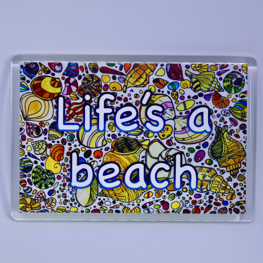 BEACH FRIDGE MAGNET