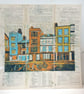 Broad Street, Oxford - collaged linoprint - Image 4