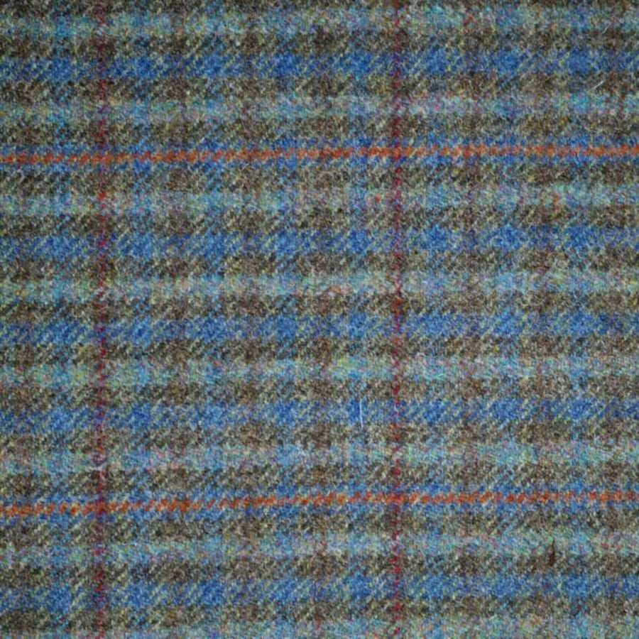 100% Wool Tweed Fabric - Country Check
