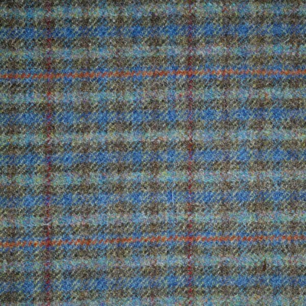 100% Wool Tweed Fabric - Country Check