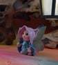 Tiny Winged Spry-Gnome 'Melody' OOAK Sculpt by Ann Galvin - Image 4