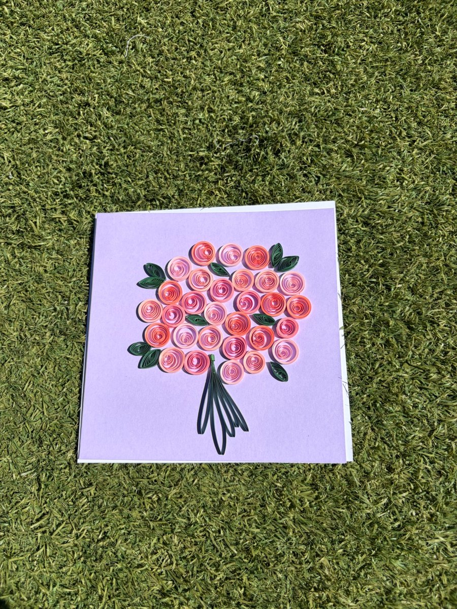 Handmade Quilled Card