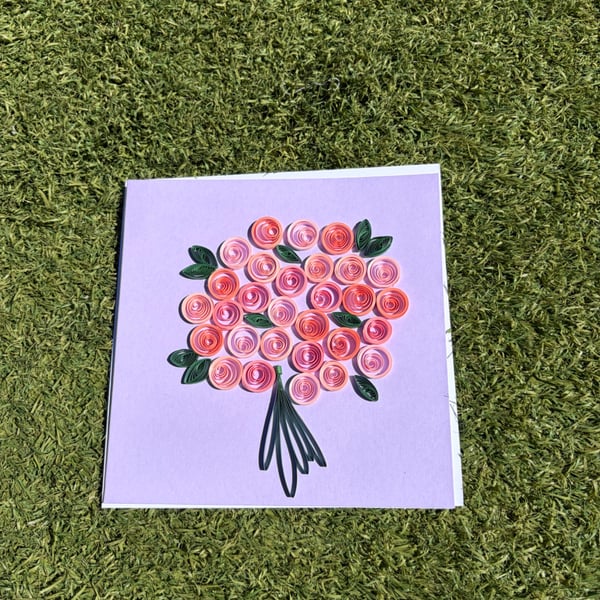 Handmade Quilled Card