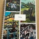 Note pad for notes Horse scenes from original artwork 
