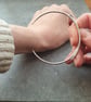 Copper cuff bracelet,  Spiral pattern, 7th anniversary gift, Beach lover gift - Image 9