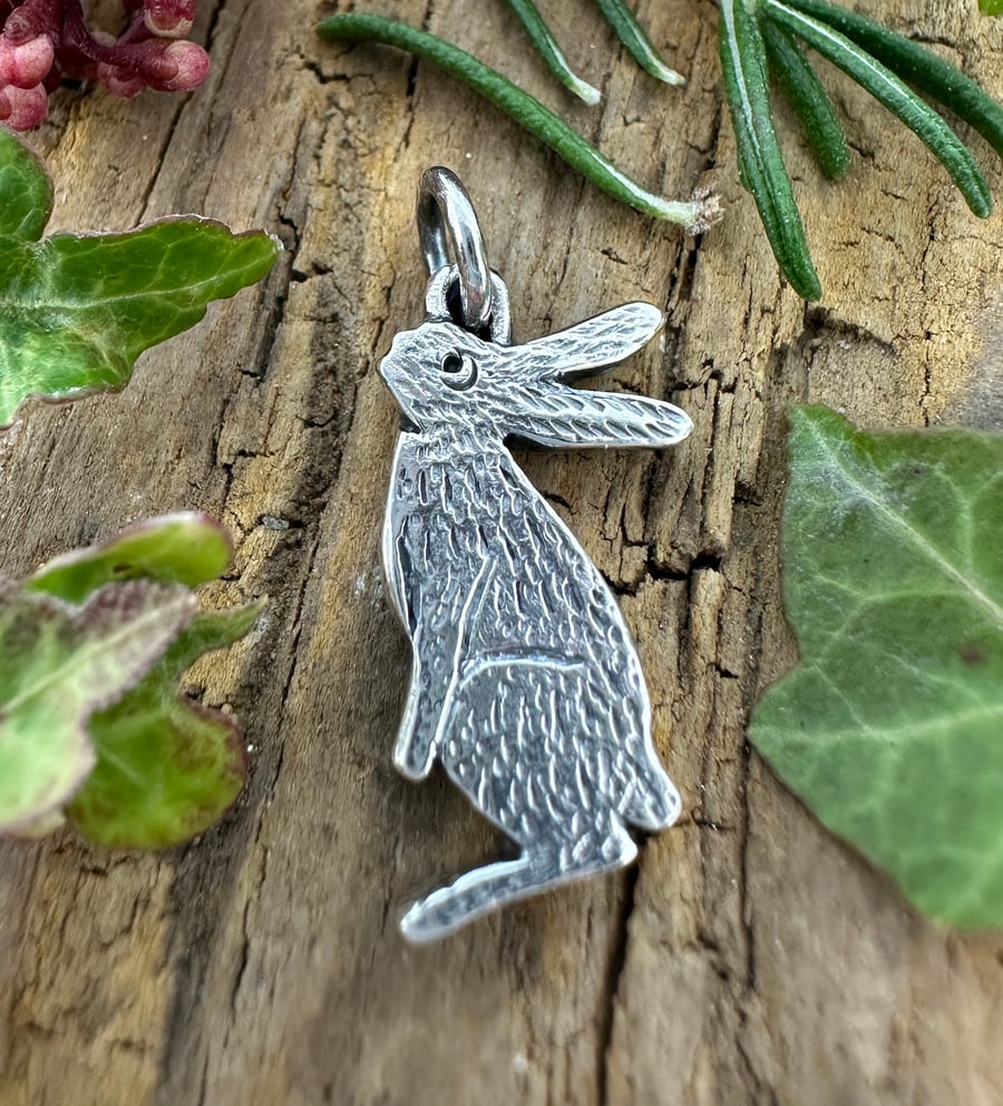 Little Medieval Hare Pendant