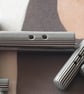 30mm Rare Cylindrical Grey 2 Hole Button Toggle x 5 (LAST 25) - Image 2
