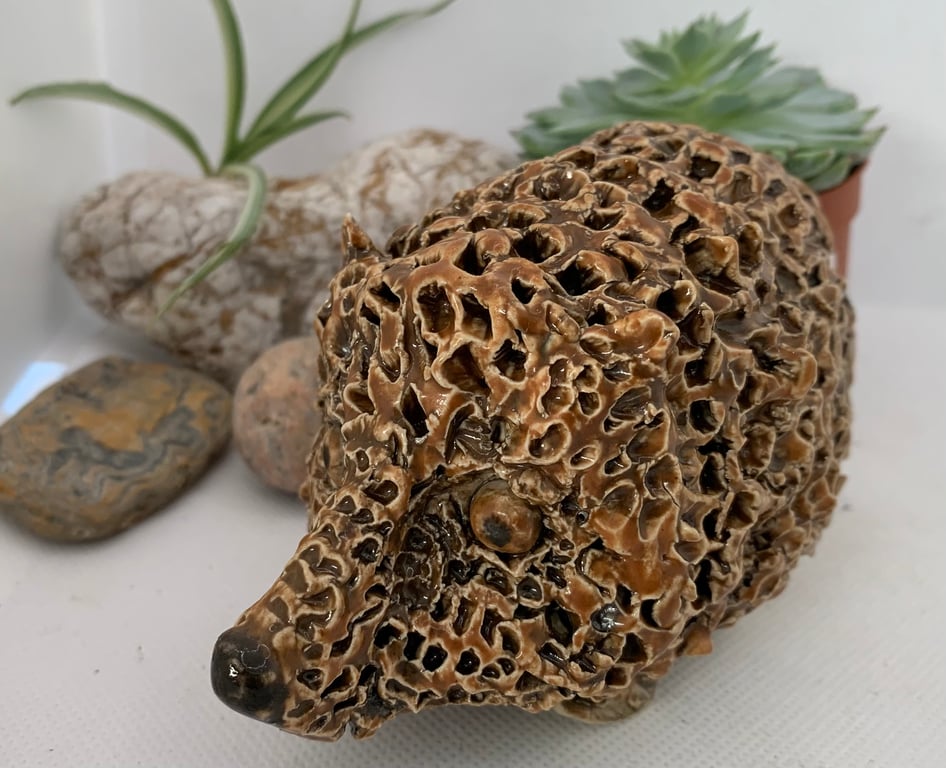 Cute ceramic hedgehog