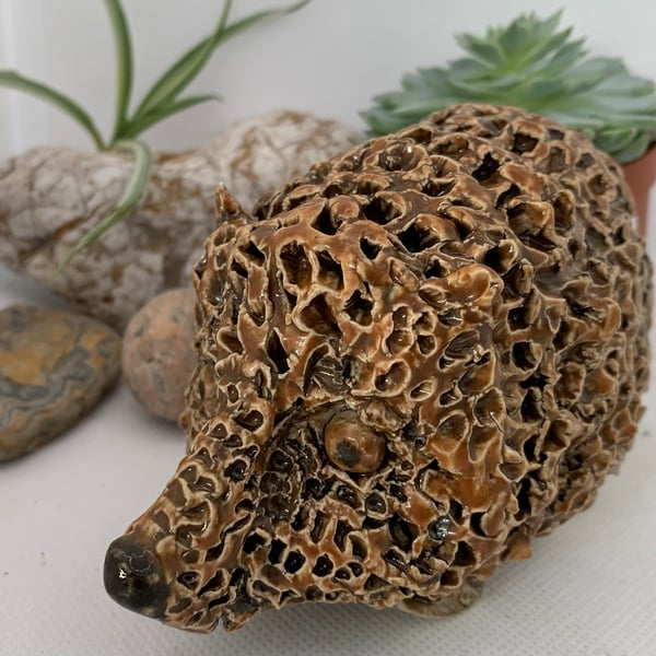Cute ceramic hedgehog