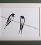 Two Swallows Fine Art Print - Image 2