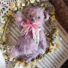 Scruffy - OOAK Artist Teddy Bear, Handmade Teddy Plushie, Kawaii Collectable