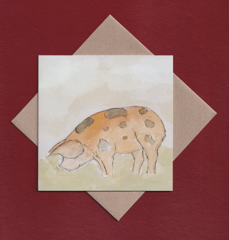 Greetings card - Gloucester old spot - birthday card