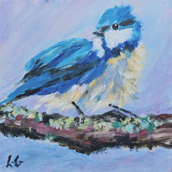 Bird Art-Blue Tit