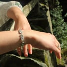'Connect' Segments Bracelet – Unique Multi-Texture Link Bracelet
