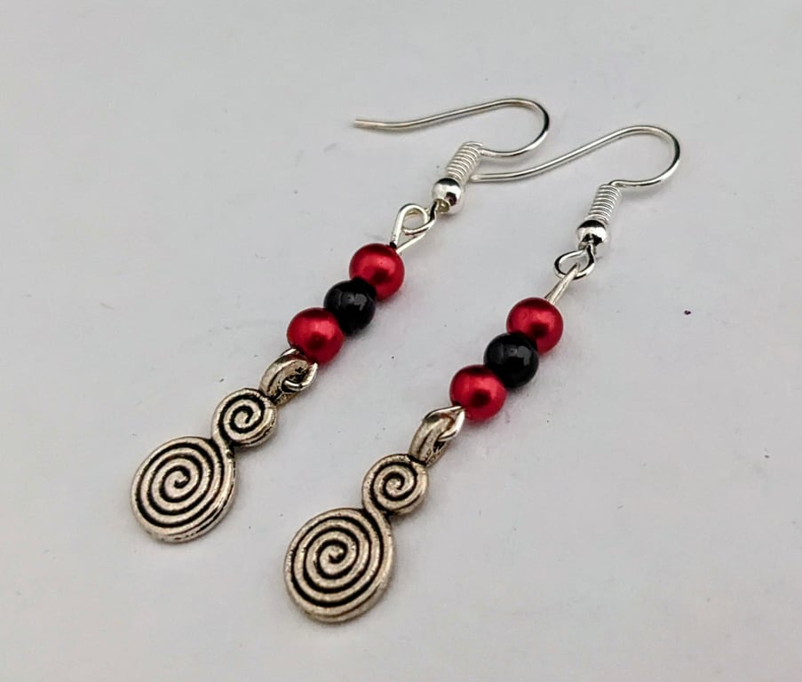 Circle of life earrings
