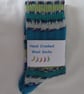 Hand-cranked Knitted Ribbed Wool Socks Size 6 to 7 - Image 5