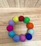 Felt Ball Bracelet. (425) - Image 1