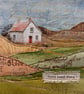 Textile landscape picture …. Home Sweet Home
